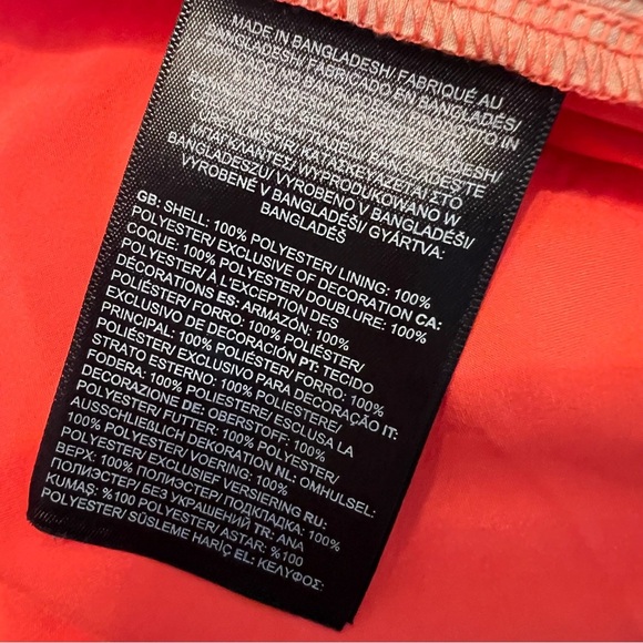 The North Face Elevation Shorts Women’s XS Lined Orange Tan Blue Running Workout - Picture 6 of 7